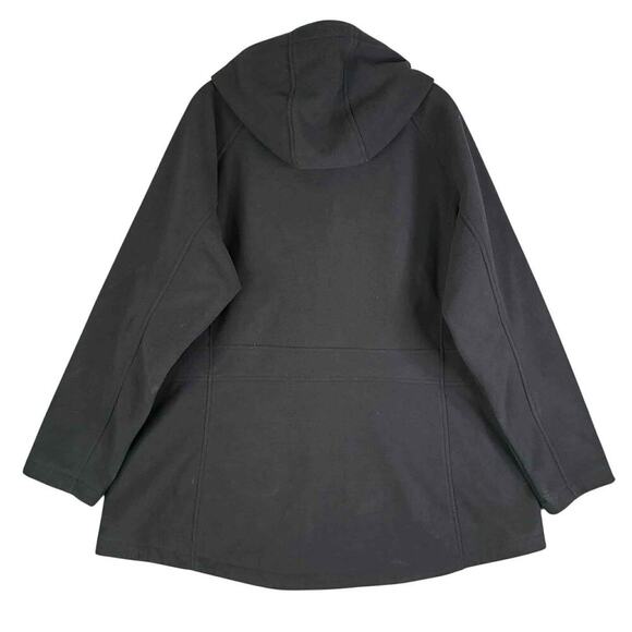 Duluth Trading Co Jacket Winter Coat Women’s Size 2XL Black Shoreline Fleece - Picture 3 of 9